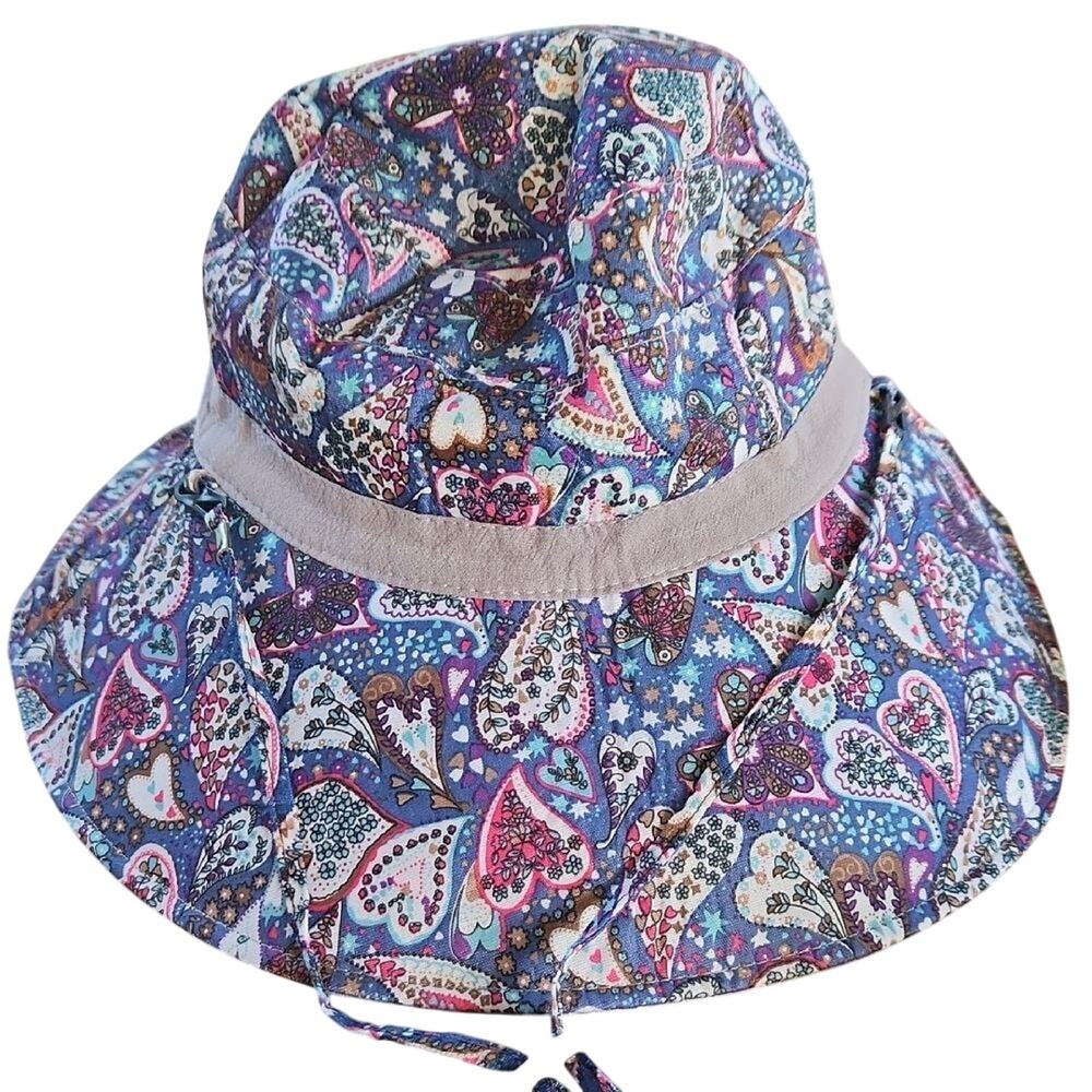 Women's Butterfly Print Sun Bucket Hat